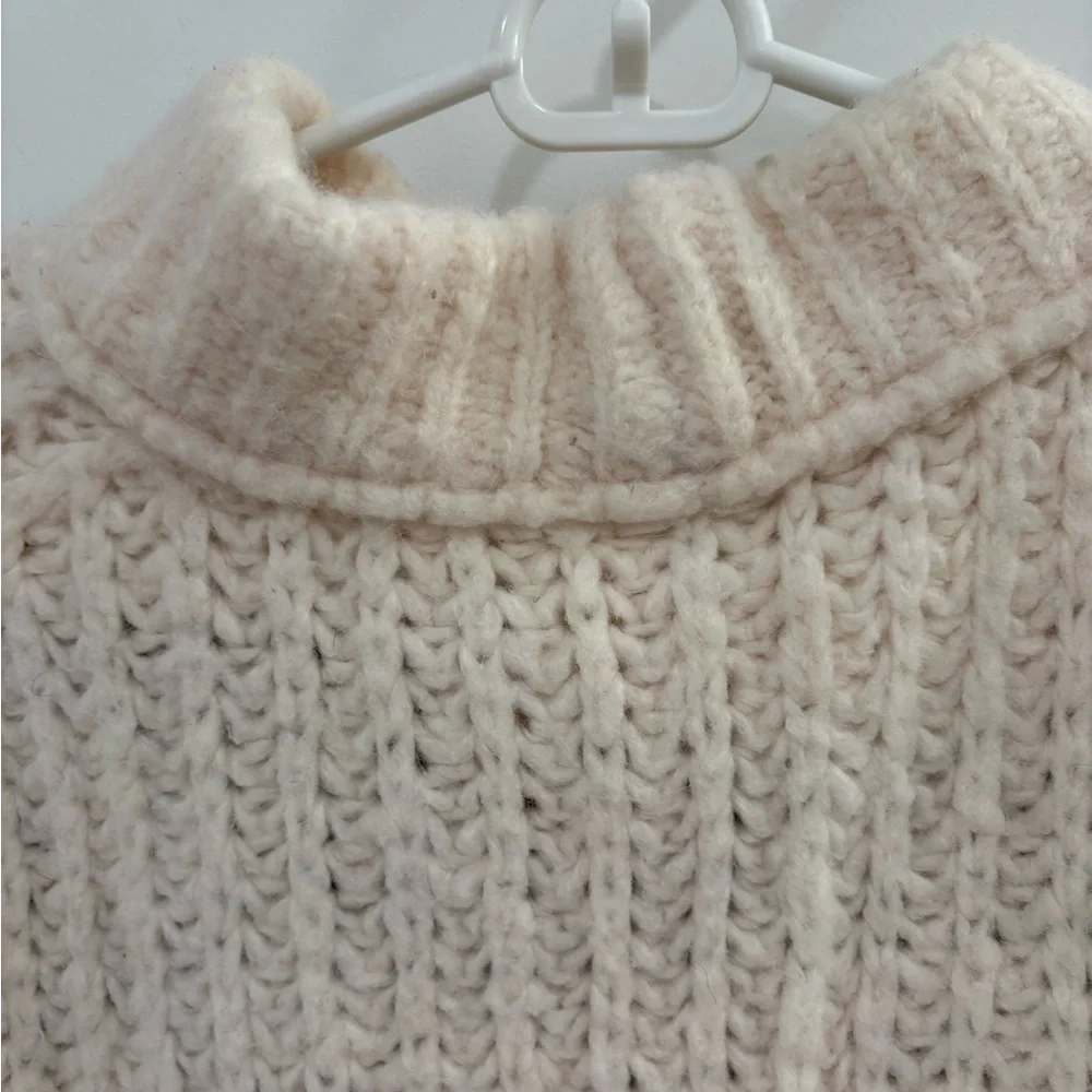 Free People Fair Isle Alpine Knit Wool Alpaca Blend Sweater Size XS - Picture 12 of 14